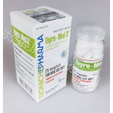 Thyro-Med 3 Bioniche Pharma (Liothyronine Sodium) 60tabs (25mcg/tab) Bioniche Pharmaceuticals